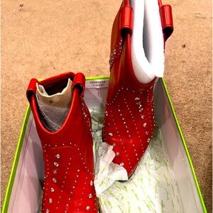 Boots on the ground!  Cowboy Carter ready! Sam Edelman studded Western Booties